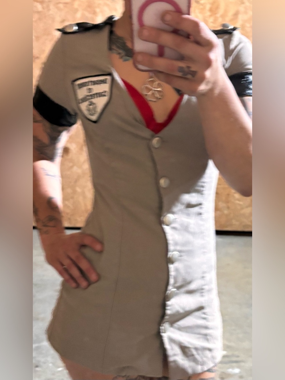 Women’s sexy correctional officer costume